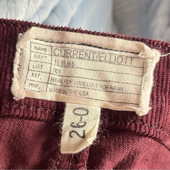 Current/Elliott: Corduroy  Pants - Picture 3 of 3